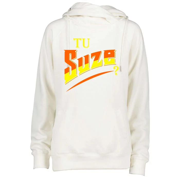 You Tu Suze Womens Funnel Neck Pullover Hood