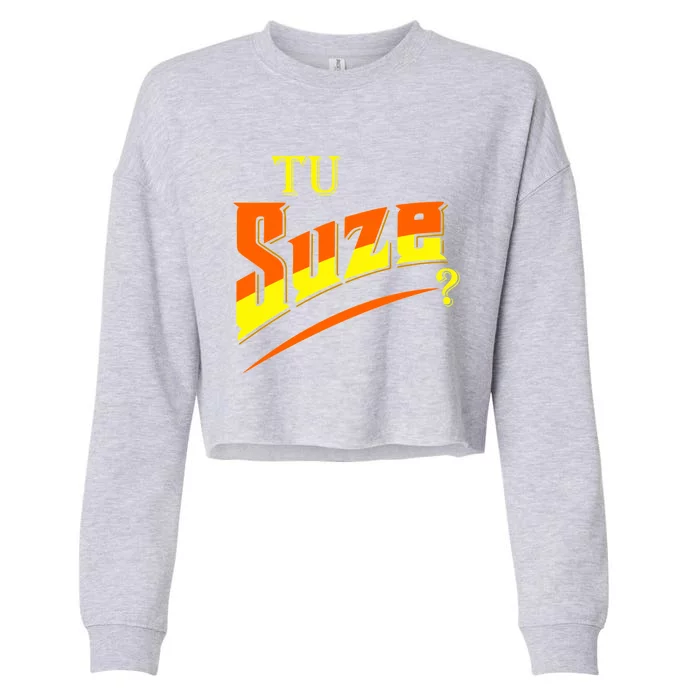 You Tu Suze Cropped Pullover Crew