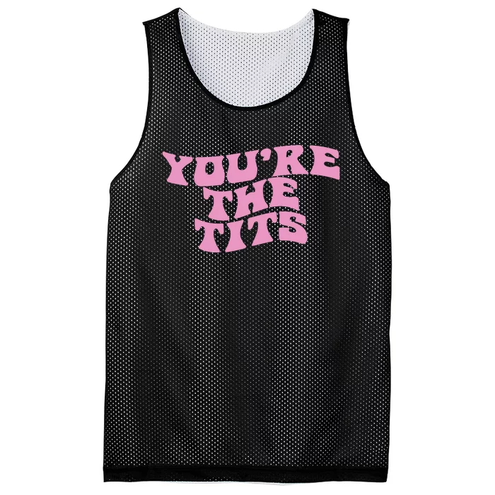 You’re The Tits Mesh Reversible Basketball Jersey Tank