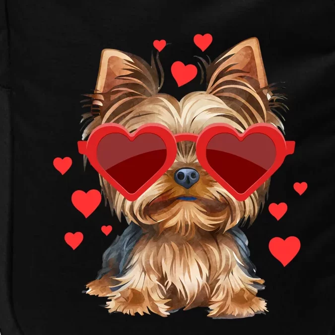 Yorkshire Terrier Valentines Day Yorkie Lover Gift Impact Tech Backpack