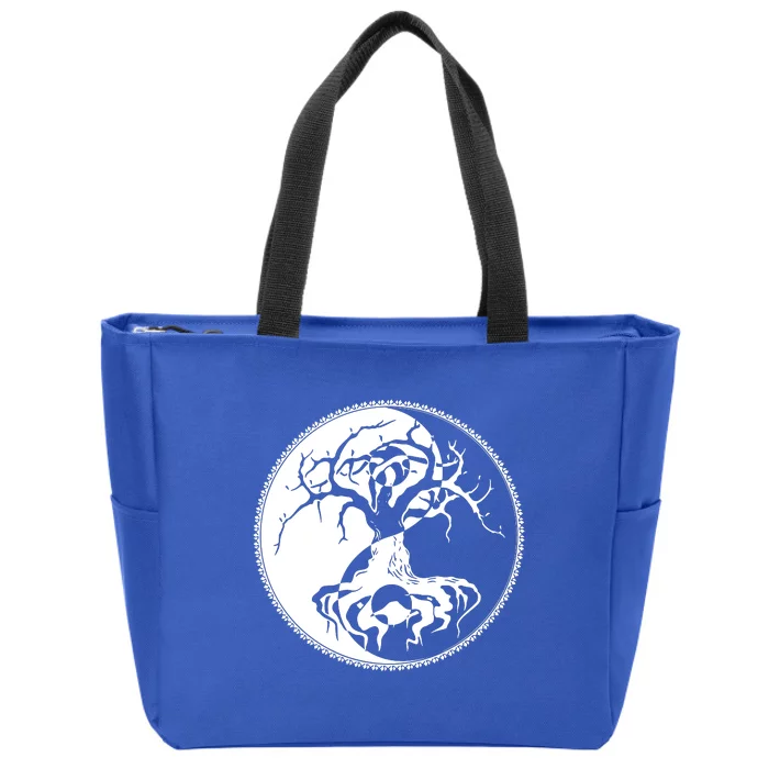 Yggdrasil Tree Zip Tote Bag