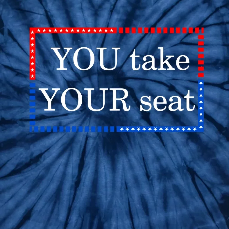 You Take Your Seat Anti Biden's Cue Cards Tie-Dye T-Shirt