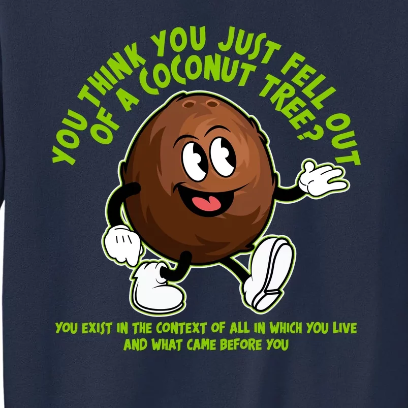 You Think You Just Fell Out Of A Coconut Tree Kalama Harris 2024 Meme Sweatshirt