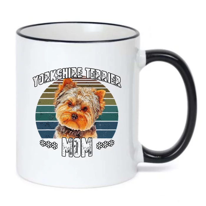 Yorkshire Terrier Yorkie Mom Mama Mothers Day Gift Cute Dog Black Color Changing Mug