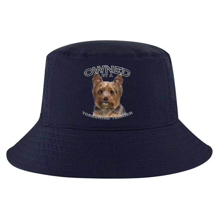 Yorkshire Terrier Yorkie Owner Lover Owned By Cute Dog Cool Comfort Performance Bucket Hat