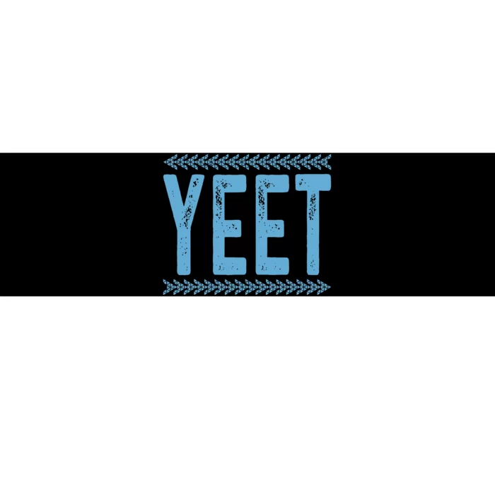 Yeet Tees Yeet Quotes Design Blue Bumper Sticker