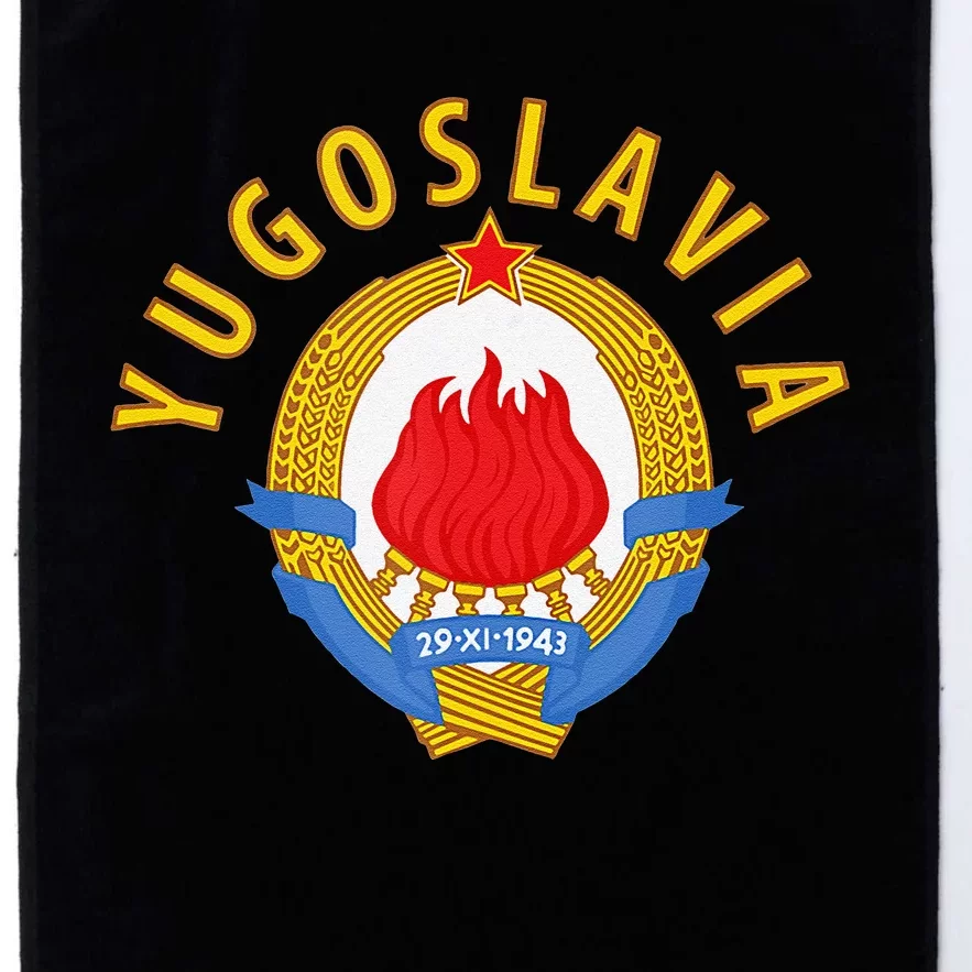 Yugoslavia Team Platinum Collection Golf Towel