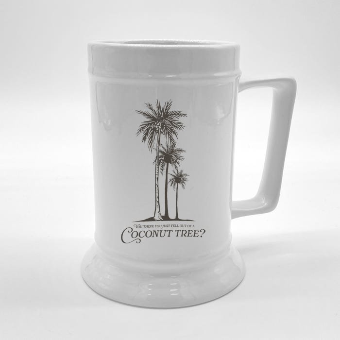 You Think You Just Fell Out Of A Coconut Tree Kamala Front & Back Beer Stein