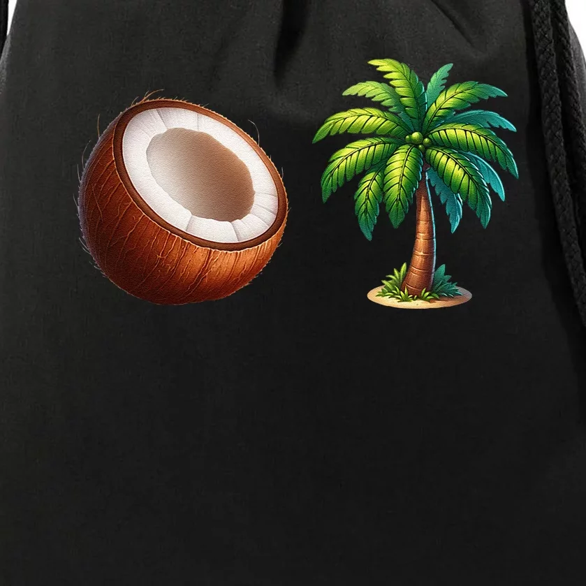 You Think You Just Fell Out Of A Coconut Tree Meme Drawstring Bag