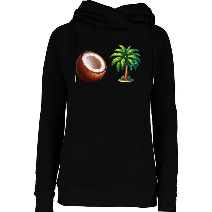 You Think You Just Fell Out Of A Coconut Tree Meme Womens Funnel Neck Pullover Hood