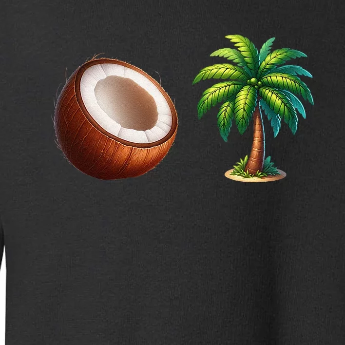 You Think You Just Fell Out Of A Coconut Tree Meme Toddler Sweatshirt