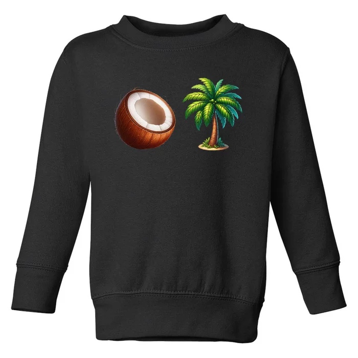 You Think You Just Fell Out Of A Coconut Tree Meme Toddler Sweatshirt