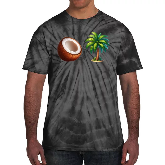 You Think You Just Fell Out Of A Coconut Tree Meme Tie-Dye T-Shirt