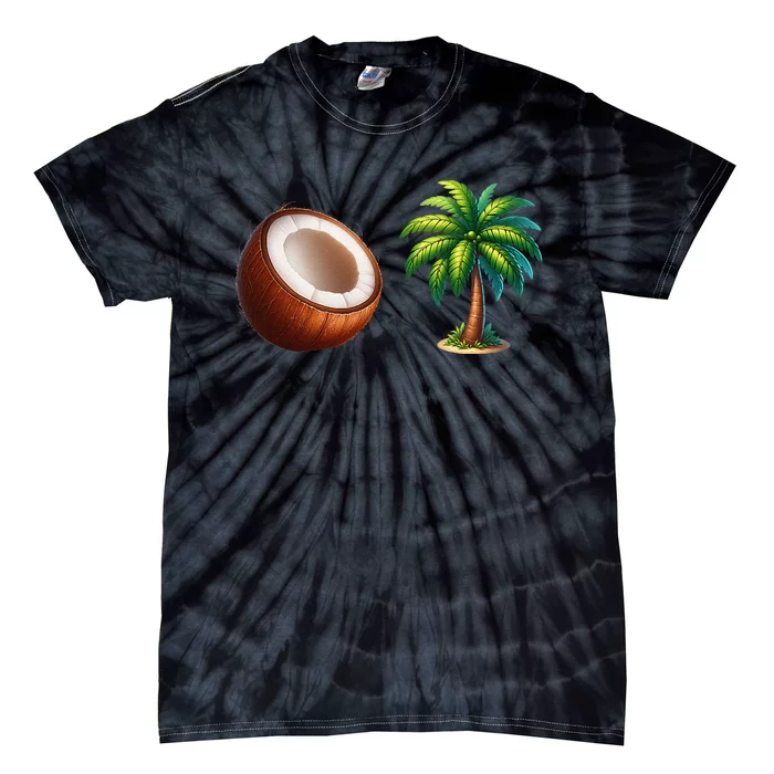 You Think You Just Fell Out Of A Coconut Tree Meme Tie-Dye T-Shirt