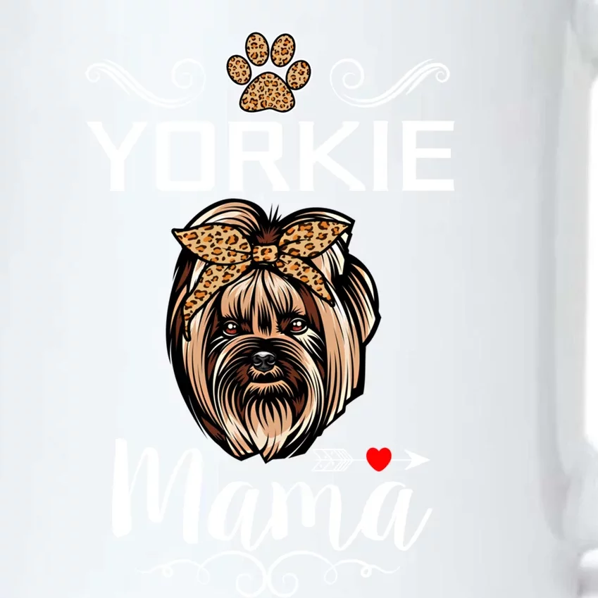 Yorkshire Terrier Yorkie Mama Dog Lover Funny Mothers Day Gift Black Color Changing Mug