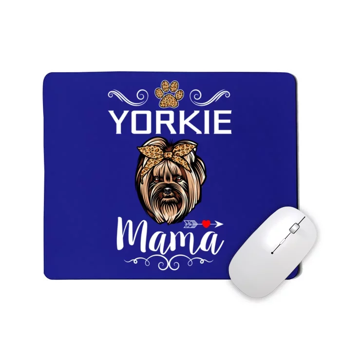 Yorkshire Terrier Yorkie Mama Dog Lover Funny Mothers Day Gift Mousepad