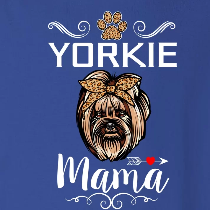 Yorkshire Terrier Yorkie Mama Dog Lover Funny Mothers Day Gift Toddler Long Sleeve Shirt