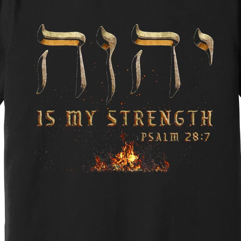 Yhwh Tetragrammaton Yahweh Elohim Hebrew Israelite Premium T-Shirt