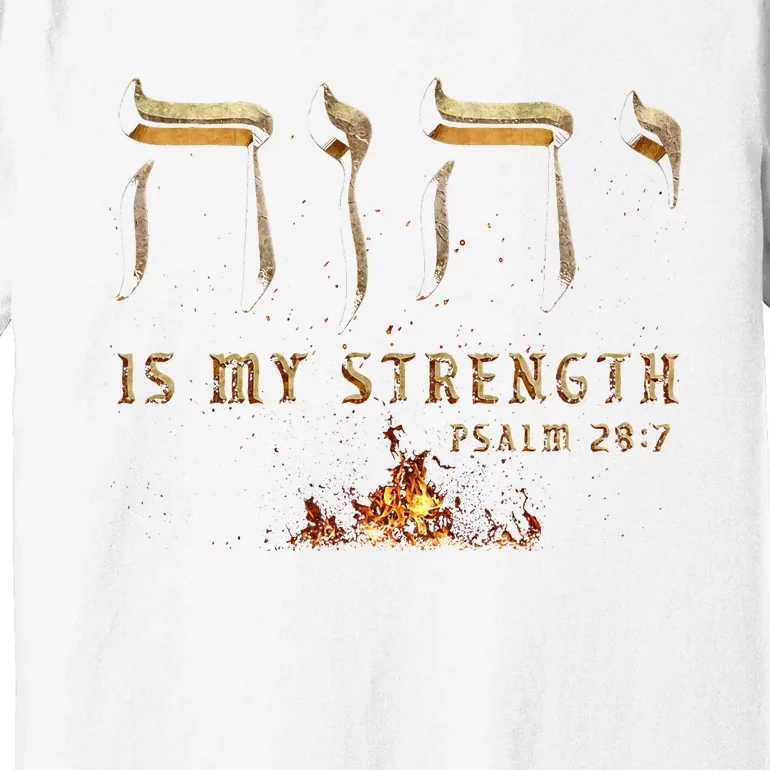 Yhwh Tetragrammaton Yahweh Elohim Hebrew Israelite Premium T-Shirt