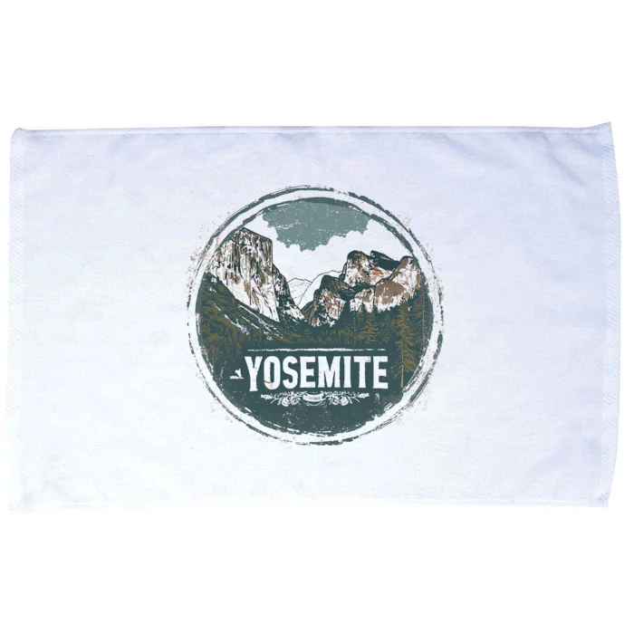 Yosemite Us National Park Vintage Microfiber Hand Towel