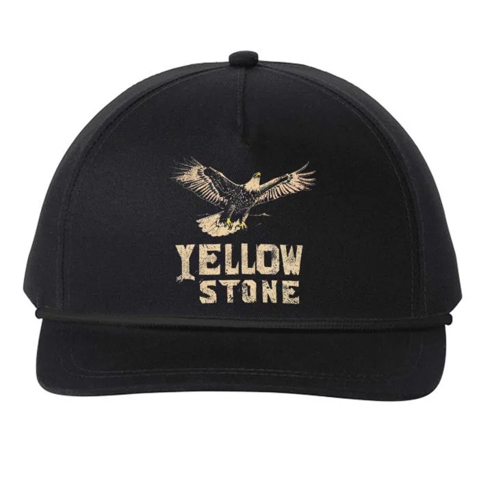 Yellowstone Us National Park Snapback Five-Panel Rope Hat