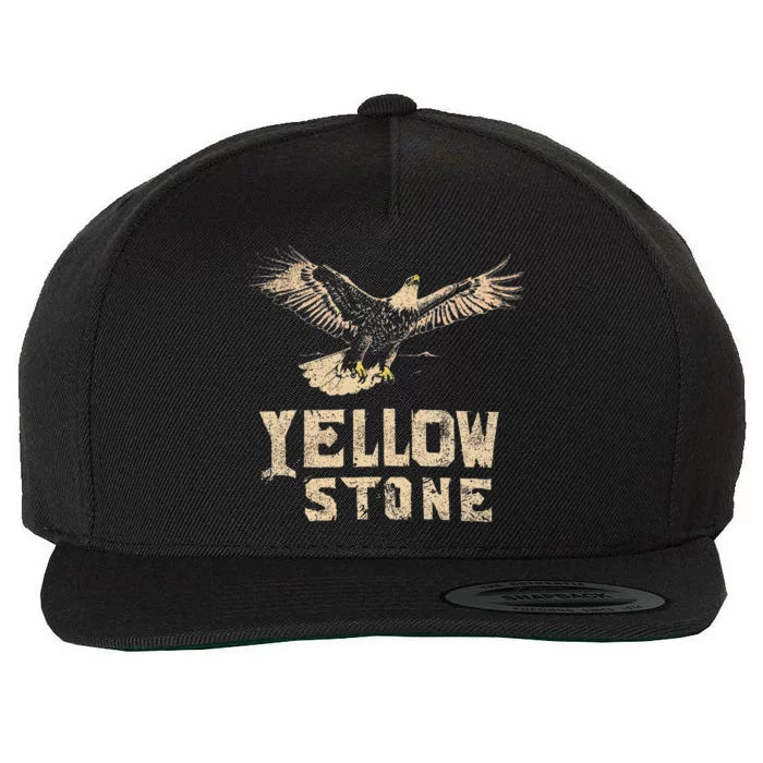 Yellowstone Us National Park Wool Snapback Cap