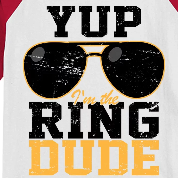 Yup I'm The Ring Dude Kids Colorblock Raglan Jersey