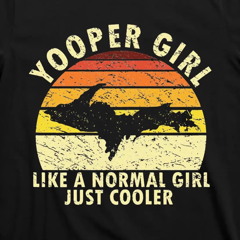 Yooper Upper Peninsula Retro Upper Michigan T-Shirt