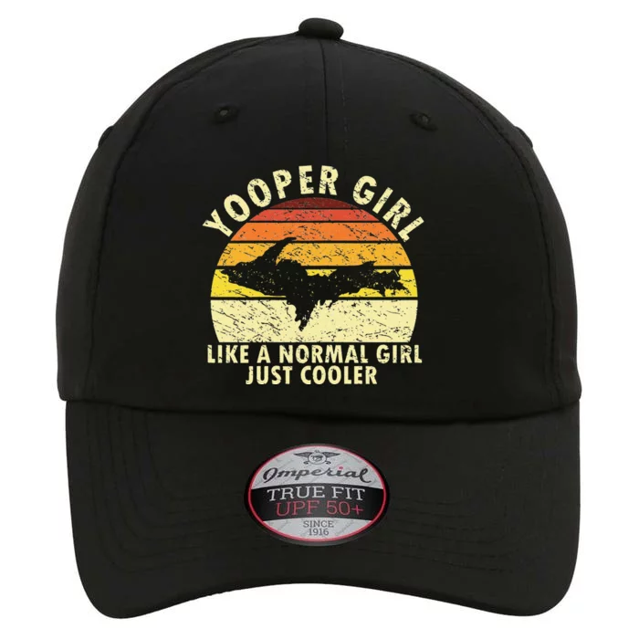 Yooper Upper Peninsula Retro Upper Michigan The Original Performance Cap