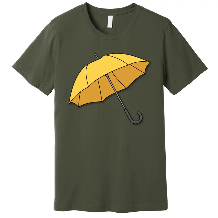 Yellow Umbrella Premium T-Shirt