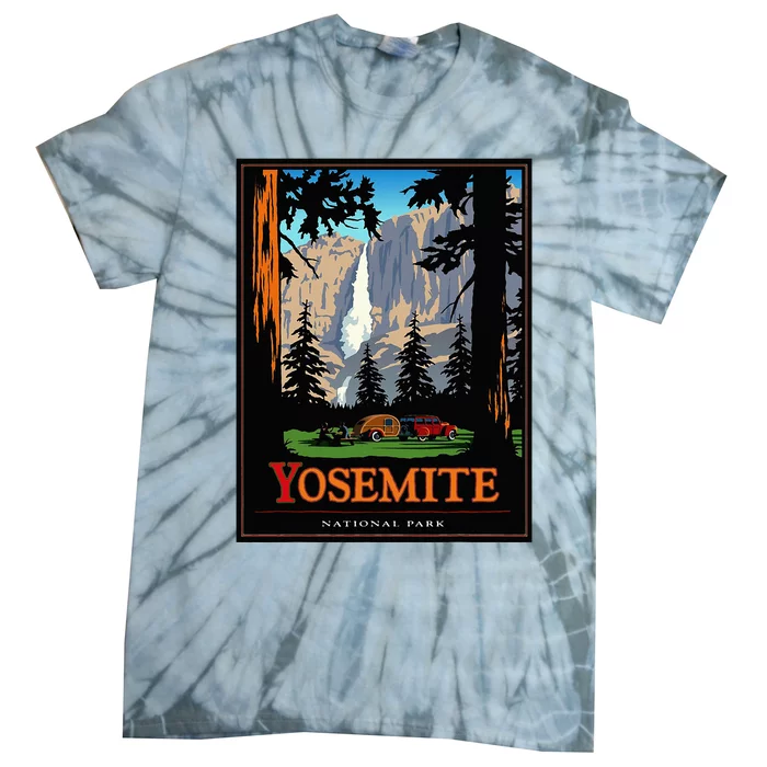 Yosemite Vintage National Park Tie-Dye T-Shirt