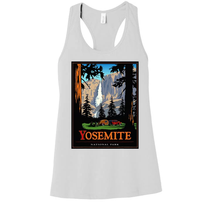 Yosemite Vintage National Park Women's Racerback Tank