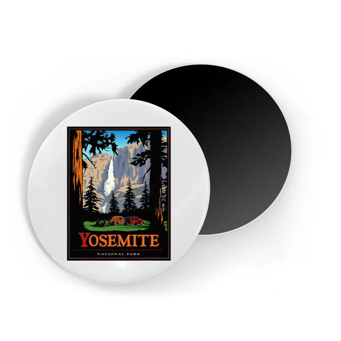 Yosemite Vintage National Park Magnet