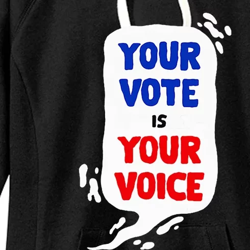 Your Vote Usa President Elections Politics 2024 Women's Fleece Hoodie