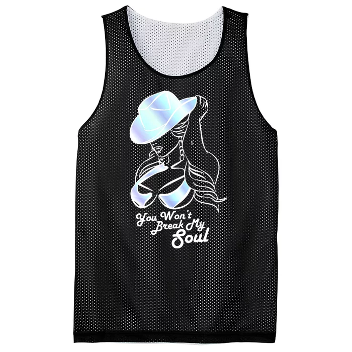 You Wont Break My Soul Renaissance Mesh Reversible Basketball Jersey Tank