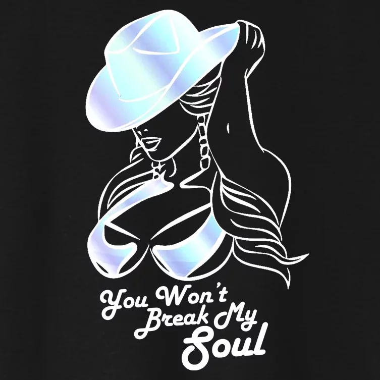 You Wont Break My Soul Renaissance Women's Crop Top Tee