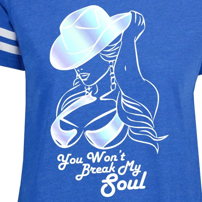 You Wont Break My Soul Renaissance Enza Ladies Jersey Football T-Shirt