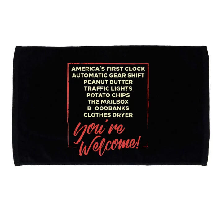 Youre Welcome Black History Month Pride African Inventors Microfiber Hand Towel