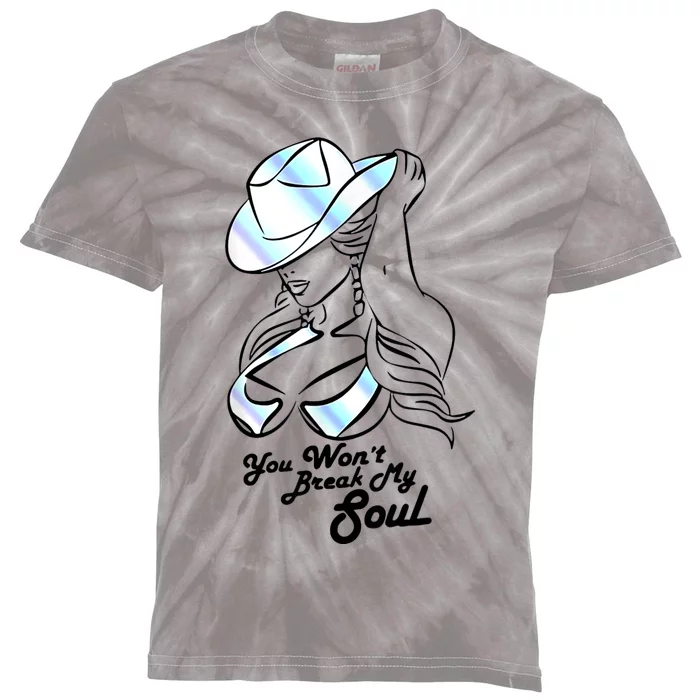 You Wont Break My Soul Kids Tie-Dye T-Shirt