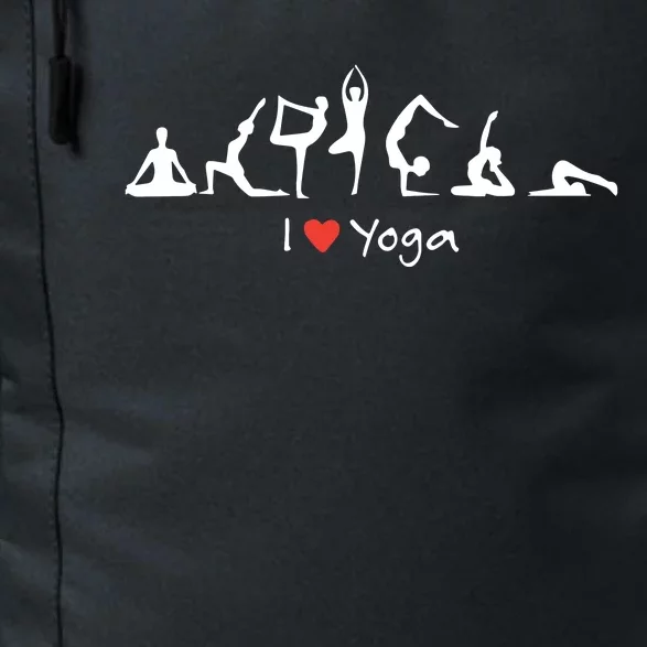 Yoga Workout Cute Funny Graphic Top Tee I Love Yoga Daily Commute Backpack