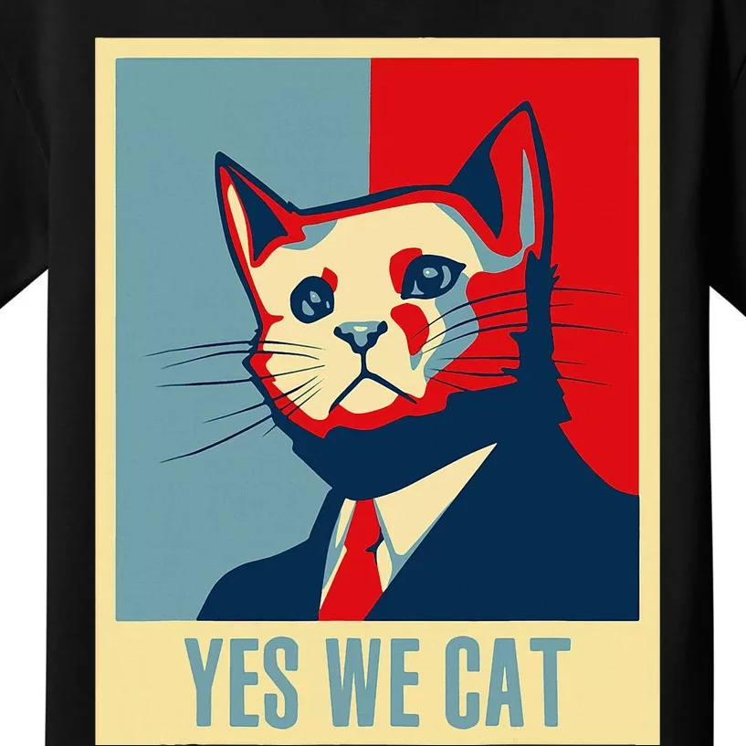 Yes We Cat Funny Cat Lover Pet Owner Kids T-Shirt