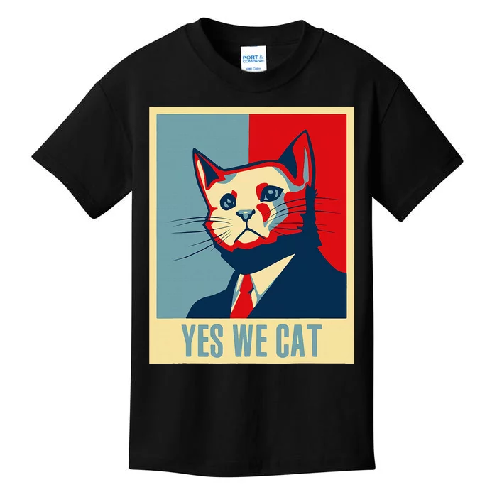 Yes We Cat Funny Cat Lover Pet Owner Kids T-Shirt