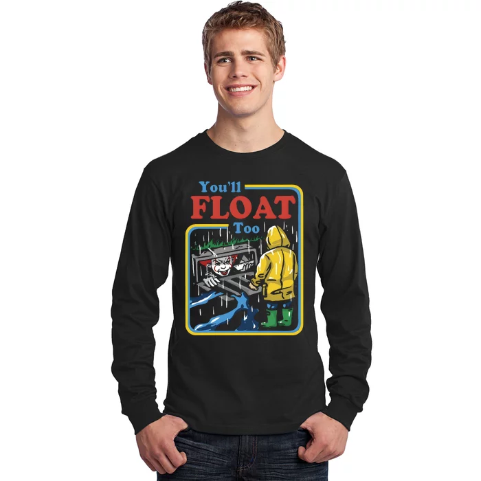 You Will Float Too Film Movie Scary Halloween Long Sleeve Shirt