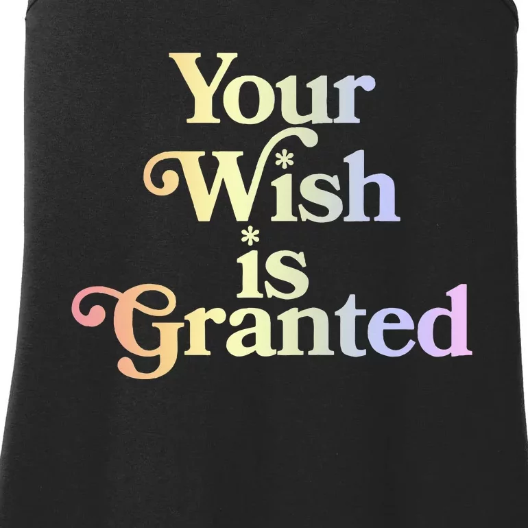 Your Wish Is Granted Ladies Essential Tank