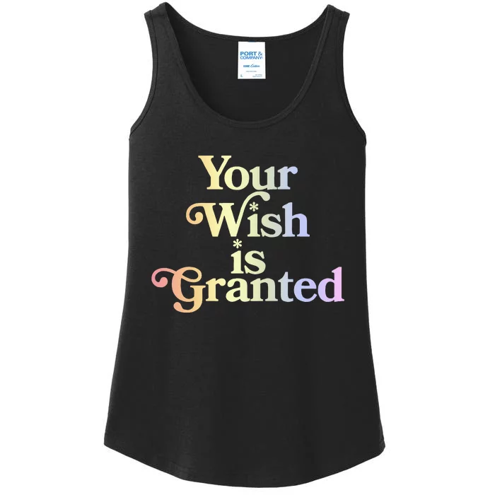 Your Wish Is Granted Ladies Essential Tank