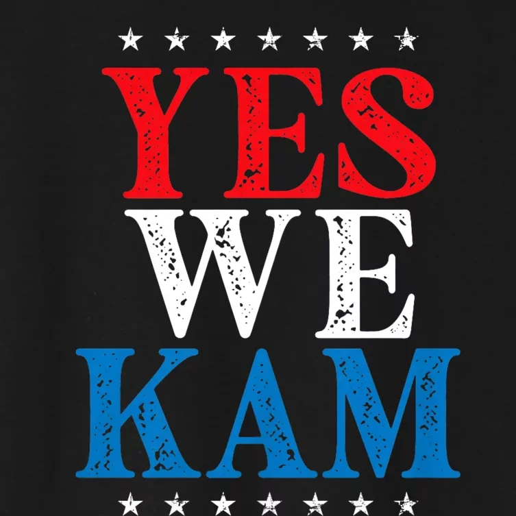 Yes We Kam Saying Quote Women's Crop Top Tee