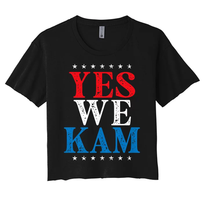 Yes We Kam Saying Quote Women's Crop Top Tee