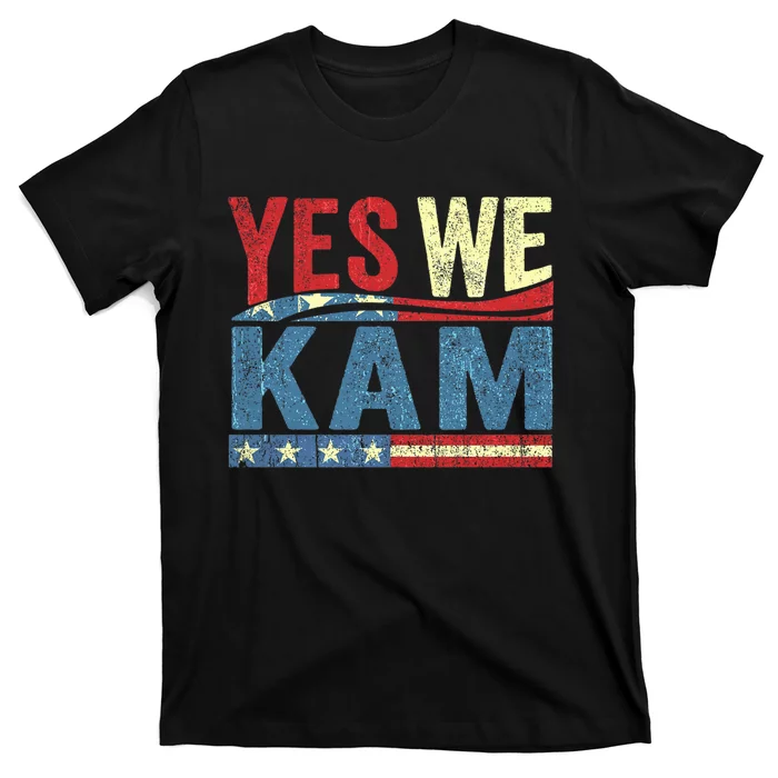 Yes We Kam Madam Kamala Harris Vote For Usa President 2024 Election Kamalaharris T-Shirt