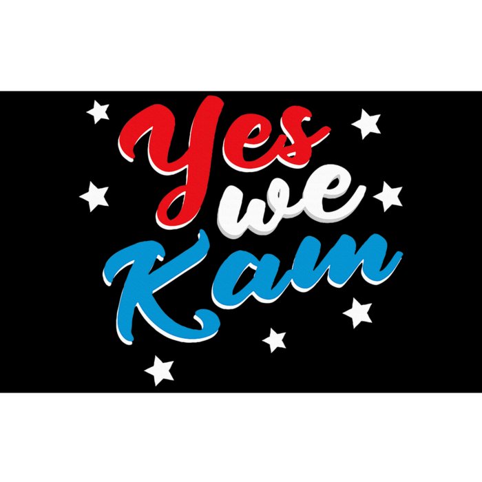 Yes We Kam Kamala Harris Supporter President 2024 Bumper Sticker