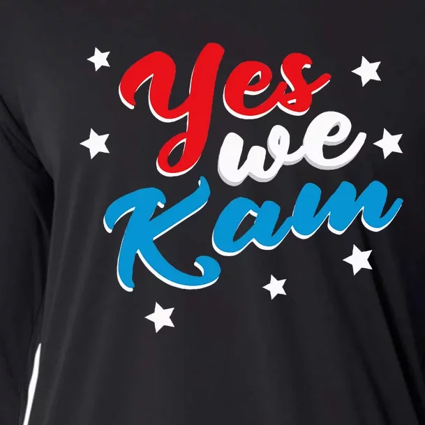 Yes We Kam Kamala Harris Supporter President 2024 Cooling Performance Long Sleeve Crew